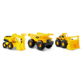 مجموعة من 3 قطع من قفازات العمل CAT Mini Crew Worker مقاس 7 بوصات